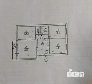 3-к квартира, вторичка, 60м2, 5/5 этаж
