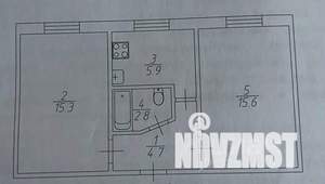 2-к квартира, вторичка, 45м2, 1/5 этаж