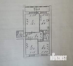 3-к квартира, вторичка, 62м2, 4/9 этаж