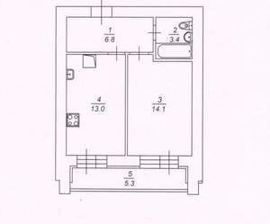 1-к квартира, вторичка, 37м2, 10/10 этаж