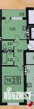 1-к квартира, вторичка, 46м2, 9/10 этаж