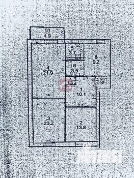 3-к квартира, вторичка, 85м2, 2/3 этаж