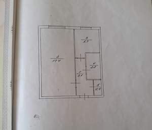 1-к квартира, вторичка, 29м2, 2/5 этаж