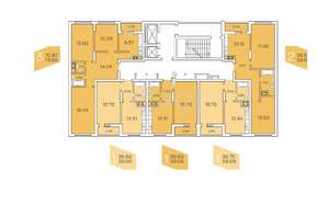 1-к квартира, сданный дом, 37м2, 6/19 этаж