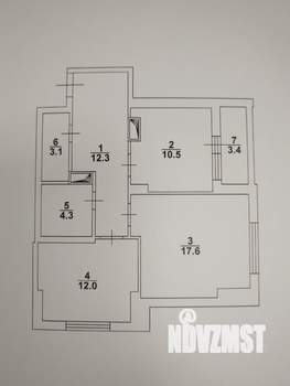2-к квартира, вторичка, 60м2, 13/19 этаж