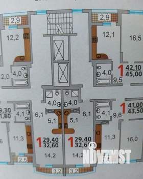 1-к квартира, сданный дом, 45м2, 2/10 этаж