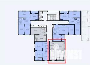 2-к квартира, сданный дом, 59м2, 6/19 этаж
