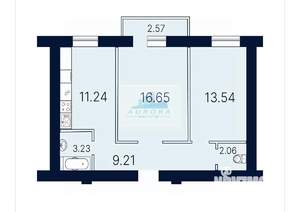 2-к квартира, вторичка, 59м2, 5/10 этаж