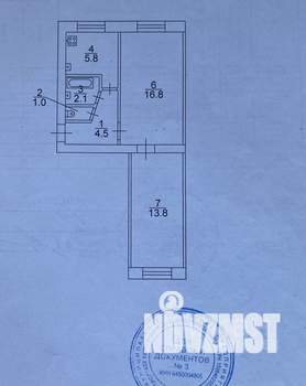 2-к квартира, вторичка, 44м2, 5/5 этаж