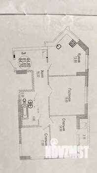 3-к квартира, вторичка, 84м2, 24/25 этаж