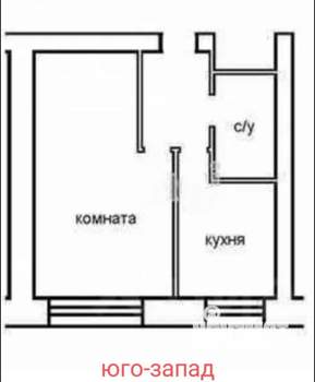 1-к квартира, вторичка, 32м2, 2/10 этаж