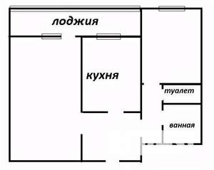 2-к квартира, вторичка, 53м2, 6/9 этаж