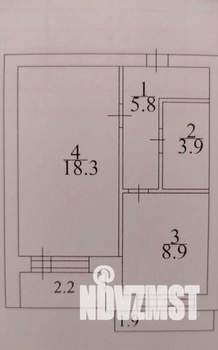 1-к квартира, вторичка, 37м2, 6/10 этаж