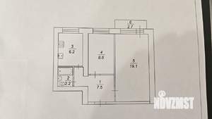 2-к квартира, вторичка, 44м2, 9/9 этаж