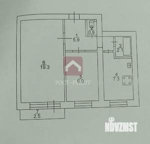 2-к квартира, вторичка, 45м2, 4/9 этаж