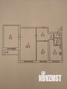 3-к квартира, вторичка, 57м2, 3/10 этаж