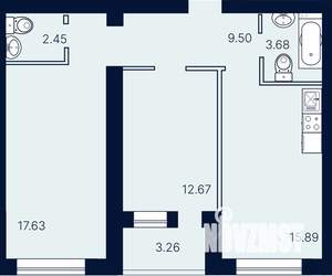 2-к квартира, вторичка, 65м2, 6/10 этаж
