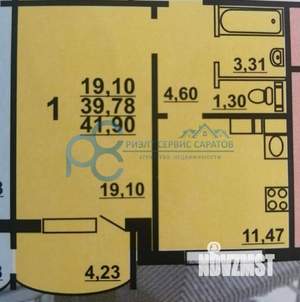 1-к квартира, вторичка, 40м2, 5/10 этаж