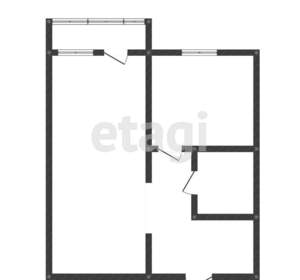 1-к квартира, вторичка, 31м2, 4/4 этаж