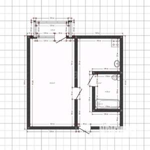 1-к квартира, вторичка, 37м2, 4/9 этаж
