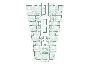 2-к квартира, вторичка, 51м2, 19/22 этаж