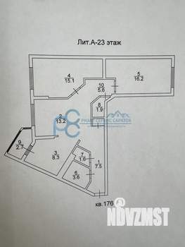 3-к квартира, вторичка, 73м2, 23/23 этаж