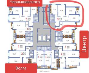 3-к квартира, вторичка, 83м2, 15/25 этаж