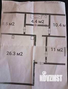 4-к квартира, вторичка, 70м2, 2/9 этаж