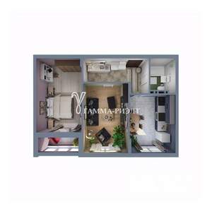 2-к квартира, вторичка, 60м2, 7/10 этаж