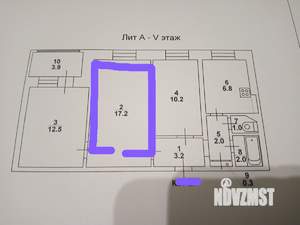 3-к квартира, вторичка, 56м2, 5/9 этаж