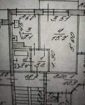 1-к квартира, вторичка, 29м2, 3/5 этаж