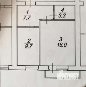 1-к квартира, вторичка, 41м2, 7/10 этаж