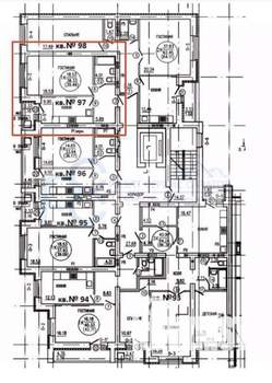 1-к квартира, вторичка, 41м2, 3/11 этаж