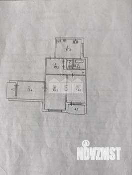 3-к квартира, вторичка, 72м2, 4/9 этаж