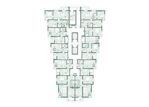 3-к квартира, вторичка, 54м2, 5/22 этаж