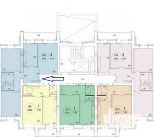 3-к квартира, вторичка, 72м2, 1/10 этаж