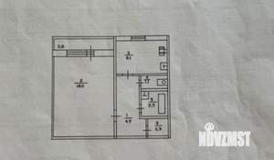 1-к квартира, вторичка, 36м2, 9/9 этаж