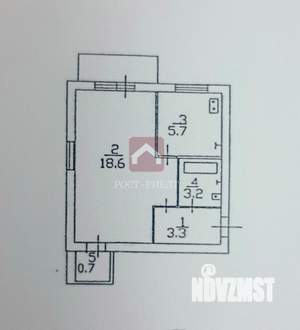 1-к квартира, вторичка, 33м2, 2/5 этаж