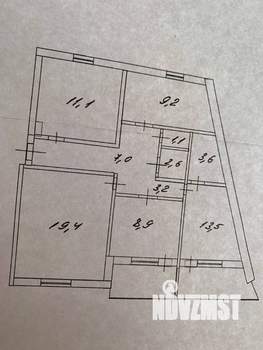 4-к квартира, вторичка, 80м2, 1/9 этаж