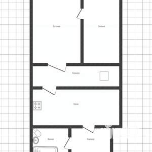 2-к квартира, вторичка, 38м2, 2/2 этаж