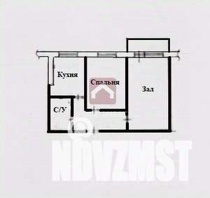 2-к квартира, вторичка, 48м2, 9/9 этаж