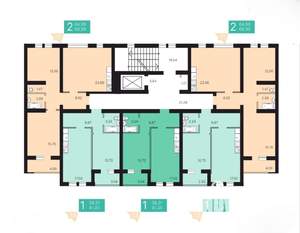 1-к квартира, вторичка, 41м2, 3/4 этаж