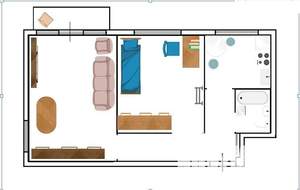 2-к квартира, вторичка, 43м2, 3/5 этаж