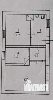 3-к квартира, вторичка, 50м2, 1/2 этаж