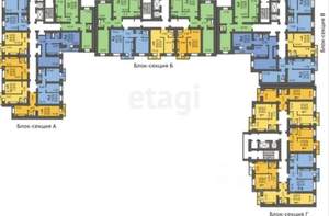 2-к квартира, вторичка, 49м2, 1/17 этаж