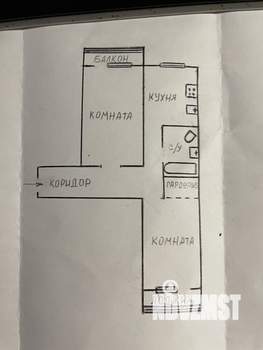 2-к квартира, вторичка, 49м2, 6/9 этаж