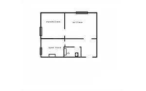 2-к квартира, вторичка, 43м2, 6/6 этаж