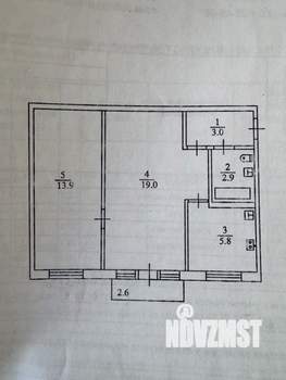 2-к квартира, вторичка, 45м2, 3/5 этаж
