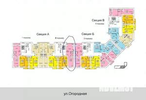 1-к квартира, вторичка, 53м2, 3/9 этаж