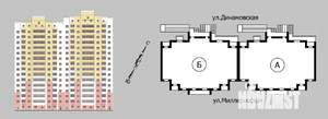 3-к квартира, вторичка, 83м2, 6/15 этаж